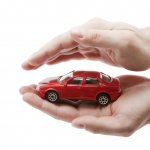 Car protection. Clipping path included.